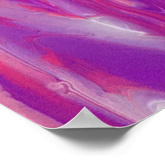 Abstract acrylzuur poster (Hoek)