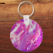 Abstract acrylzuur sleutelhanger (Voorkant)