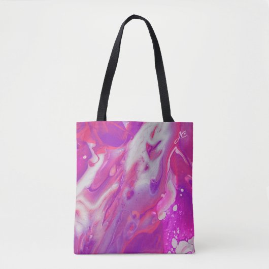 Abstract acrylzuur tote bag (Voorkant)