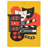 Abstract acteertheater| Dramatheater Klembord (Achterkant)