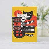 Abstract acteertheater| Dramatheater RSVP Kaartje (Staand voorkant)