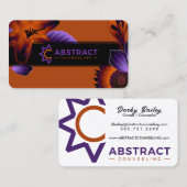 abstract advies verlicht visitekaartjes (Voorkant / Achterkant)