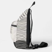 Abstract aesthetic minimal Monogram Modern Sling Bag (Rechts)