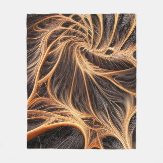 Abstract afbeelding - 3D Fractal, digitale kunst, Fleece Deken