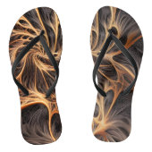 Abstract afbeelding - 3D Fractal, digitale kunst,  Teenslippers (Voetbed)
