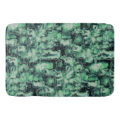 Abstract afbeelding in mozaïekgesculpeerde koraalt badmat (Voorkant)