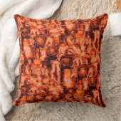 Abstract afbeelding in mozaïekgesculpeerde koraalt kussen (Deken)