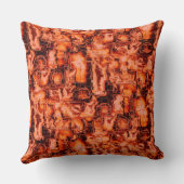 Abstract afbeelding in mozaïekgesculpeerde koraalt kussen (Achterkant)