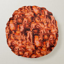 Abstract afbeelding in mozaïekgesculpeerde koraalt