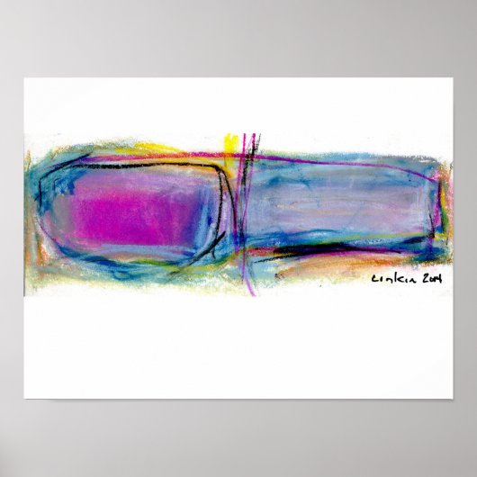 abstract afbeelding poster (Voorkant)