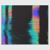 Abstract afbeelding van glitched LED-scherm. Breke Cadeaupapier (Vlak)