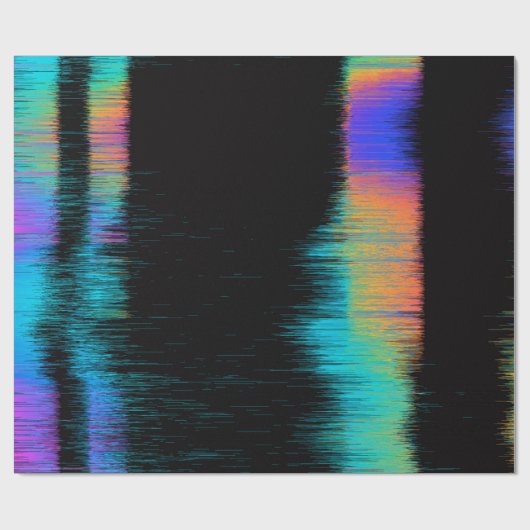 Abstract afbeelding van glitched LED-scherm. Breke Cadeaupapier (Vlak)