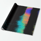 Abstract afbeelding van glitched LED-scherm. Breke Cadeaupapier (Uitgerold)