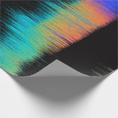 Abstract afbeelding van glitched LED-scherm. Breke Cadeaupapier (Hoek)