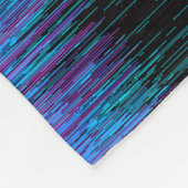 Abstract afbeelding van glitched LED-scherm. Breke Fleece Deken (Hoek)