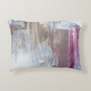 Abstract afbeelding voor gemengde media. Handbesch Accent Kussen