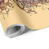 Abstract-afrika Lion Cadeaupapier (Rol Hoek)