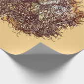 Abstract-afrika Lion Cadeaupapier (Hoek)