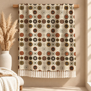 Abstract Afrikaans Erfgoed Motieven Dekbed Decor K Fleece Deken