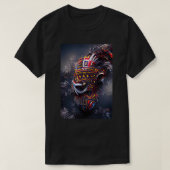 Abstract Afrikaans Masker AI Art Generated T-shirt (Design voorkant)
