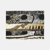 Abstract Afrikaans Oerwoud Tribe Pattern Fleece Deken (Voorkant (Horizontaal))