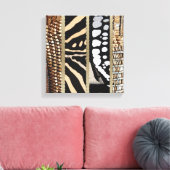 Abstract Afrikaans patroon Canvas Afdruk (Insitu (Woonkamer))