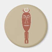 abstract afrikaans portret magneet (Voorkant)