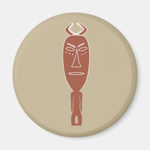 abstract afrikaans portret magneet