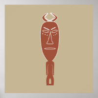 abstract afrikaans portret