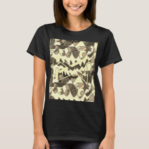 ABSTRACT AFRIKAANSE ABORIGINAL TYPE ART T-SHIRT
