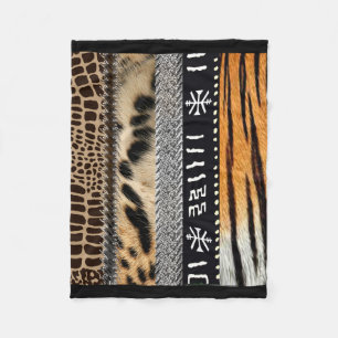 Abstract Afrikaanse proefontwerp 2 Fleece Deken