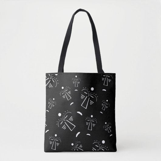 Abstract Afrikaanse stam-tatoeage gezichtskunst Tote Bag (Voorkant)