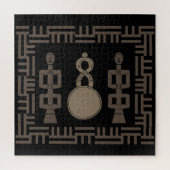 Abstract-Afrikaanse stamkunst Legpuzzel (Verticaal)