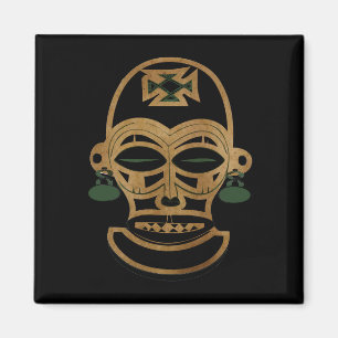 Abstract-Afrikaanse stamkunst Magneet