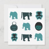 Abstract-Afrikaanse stammenkunst (Voorkant)