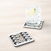 Abstract-Afrikaanse stammenkunst Bier Onderzetter (Rechterzijde)