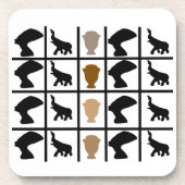 Abstract-Afrikaanse stammenkunst Bier Onderzetter (Voorkant)