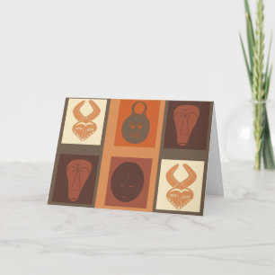 Abstract-Afrikaanse stammenkunst Kaart