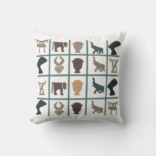 Abstract-Afrikaanse stammenkunst Kussen