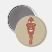 Abstract Afrikaanse stammenkunst Magneet (Voorkant / Achterkant)