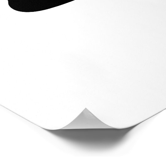 Abstract-Afrikaanse stammenkunst Poster (Hoek)