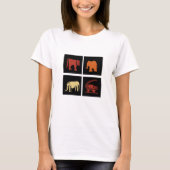 Abstract-Afrikaanse stammenkunst T-shirt (Voorkant)