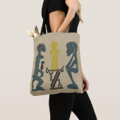 Abstract Afrikaanse stamtafereel Tote Bag (Dichtbij)