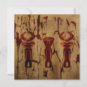 Abstract-afrikaanse stamtekening (Voorkant)