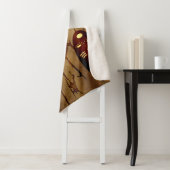 Abstract-afrikaanse stamtekening sherpa deken (In situ)