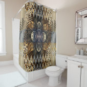 Abstract Afrikaanse wildeventilator Douchegordijn (In situ)