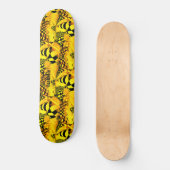 Abstract afspeelpatroon voor Chess Board Player Persoonlijk Skateboard (Voorkant)