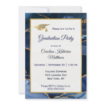 Abstract Afstuderen van het Navy Blue Agate Gold P