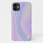Abstract Agaat gepersonaliseerd telefoonhoesje Case-Mate iPhone Case (Achterkant)