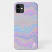 Abstract Agaat gepersonaliseerd telefoonhoesje Case-Mate iPhone Case (Achterkant)